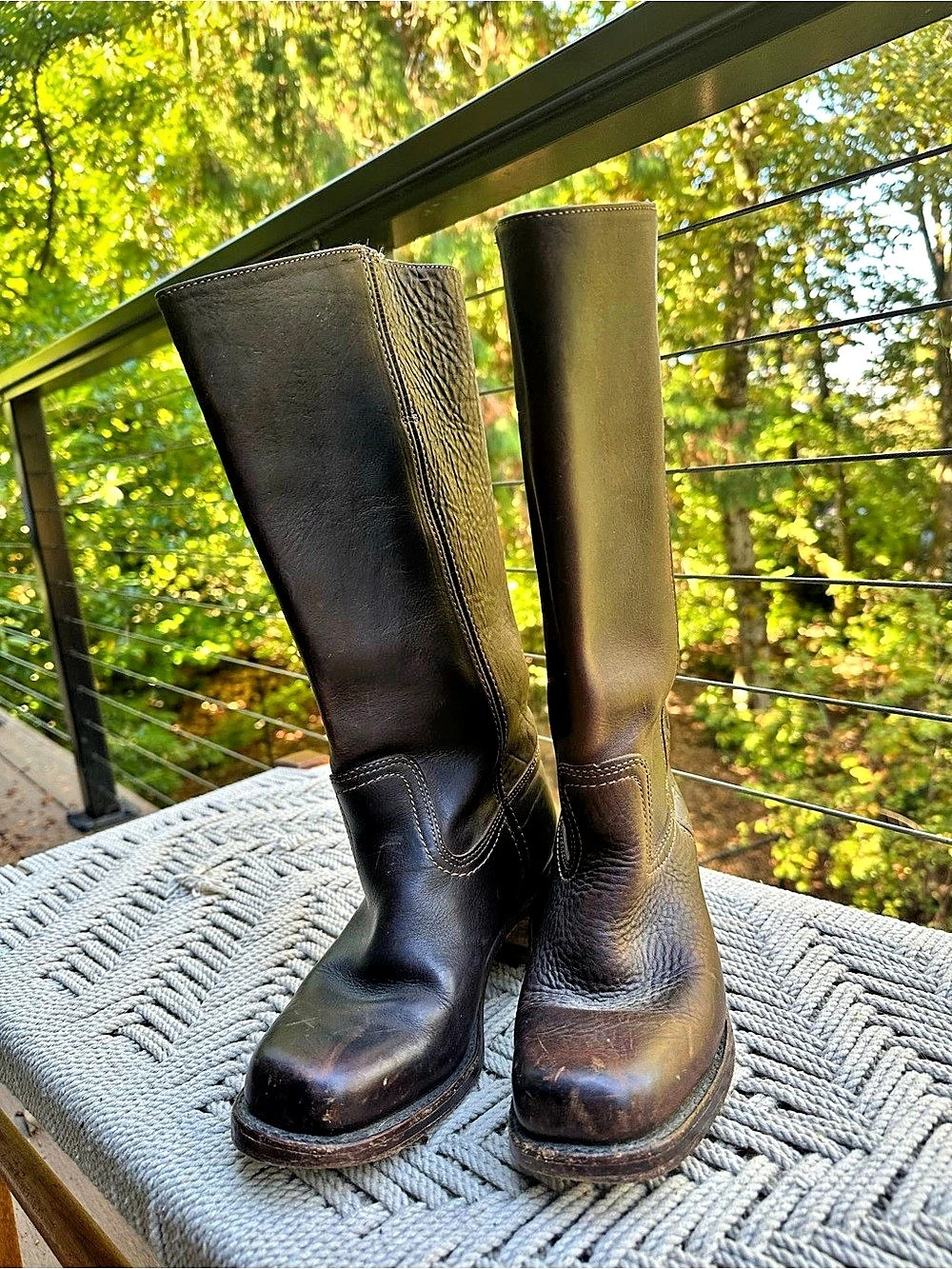 FRYE leather Campus  14L Boots US 7.5B